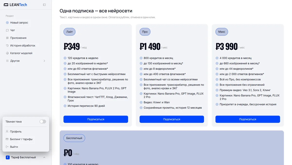 Оплата Ideogram AI картой РФ